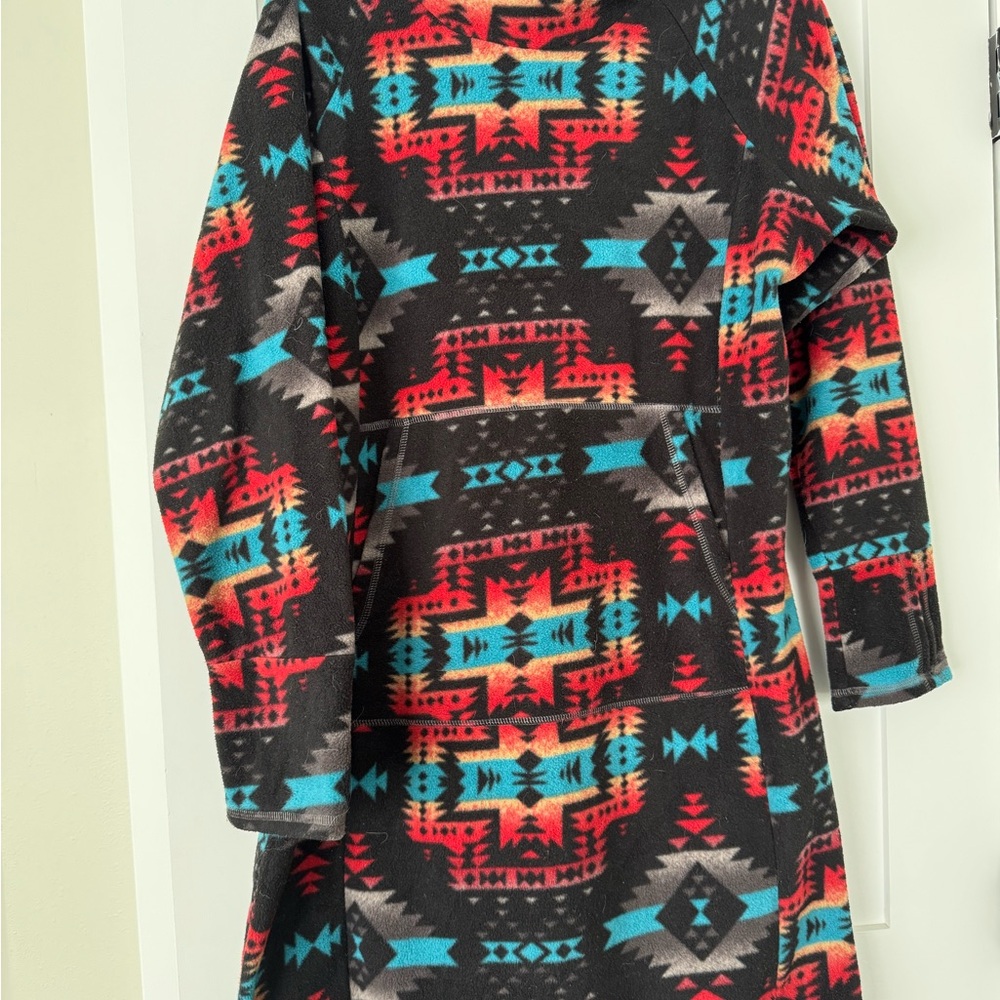 Mountain Jibe  Fleece Hooded dress